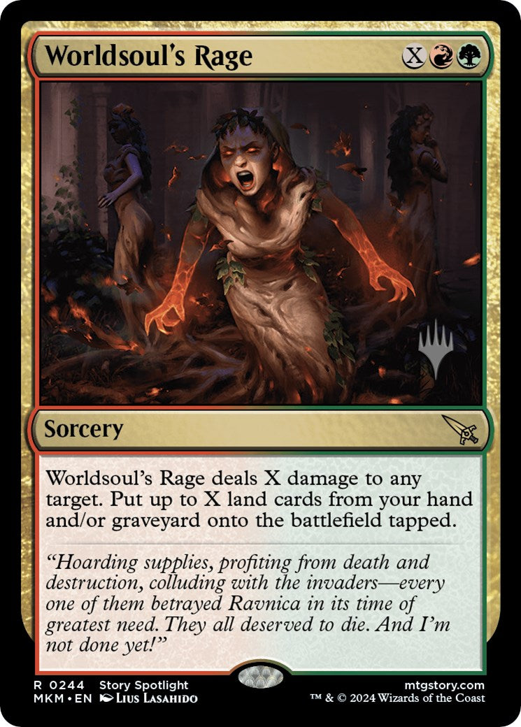 Worldsoul's Rage (Promo Pack) [Murders at Karlov Manor Promos] | Mindsight Gaming