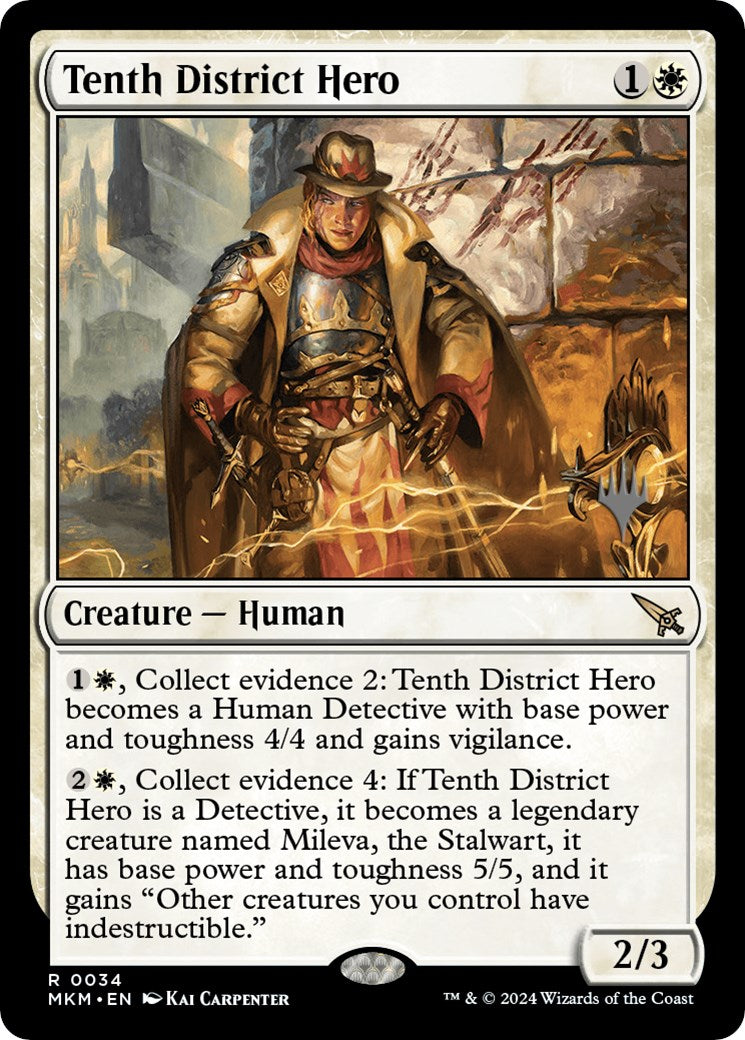 Tenth District Hero (Promo Pack) [Murders at Karlov Manor Promos] | Mindsight Gaming