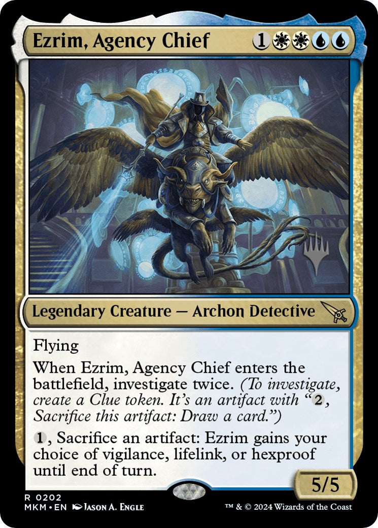 Ezrim, Agency Chief (Promo Pack) [Murders at Karlov Manor Promos] | Mindsight Gaming