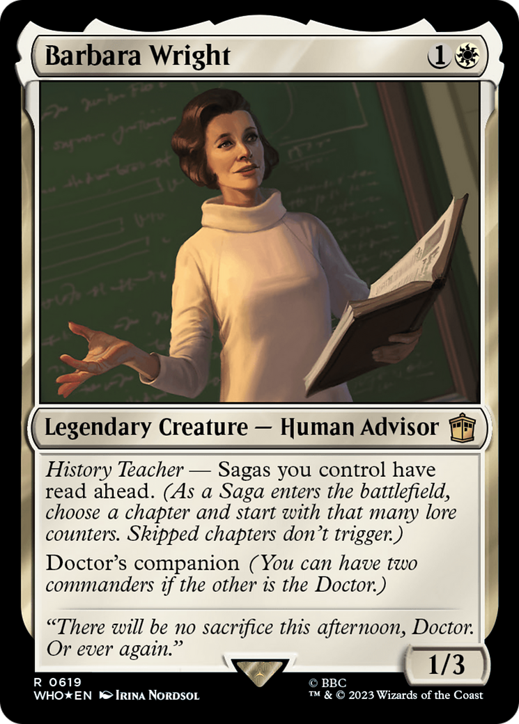 Barbara Wright (Surge Foil) [Doctor Who] | Mindsight Gaming