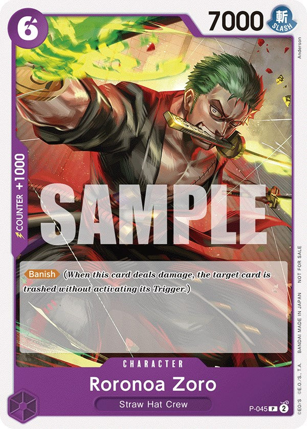 Roronoa Zoro (OP-06 Pre-Release Tournament) [Participant] [One Piece Promotion Cards] | Mindsight Gaming