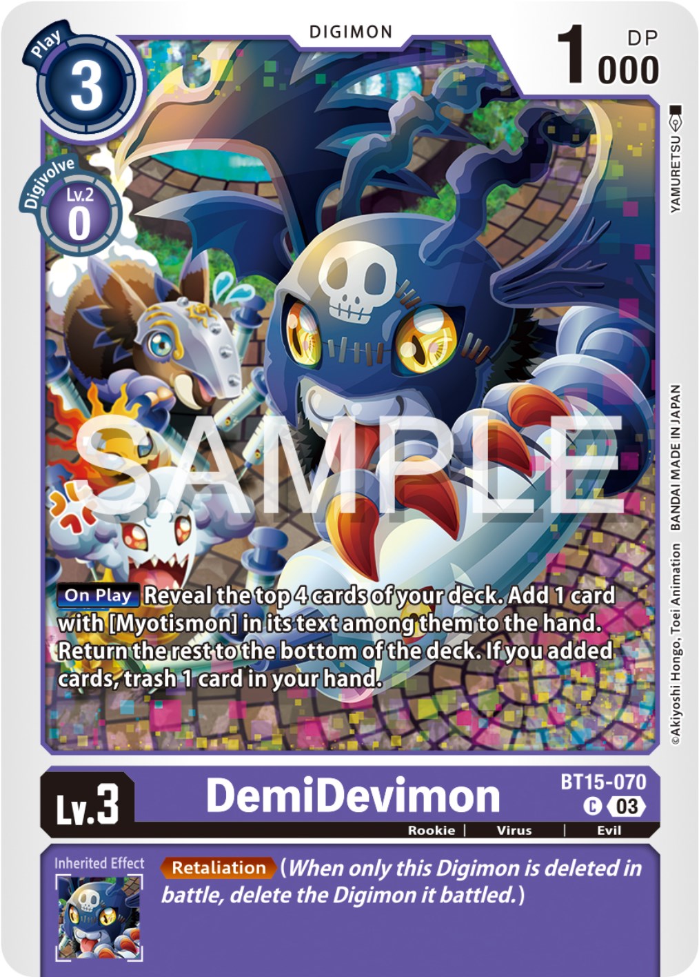 DemiDevimon [BT15-070] [Exceed Apocalypse] | Mindsight Gaming