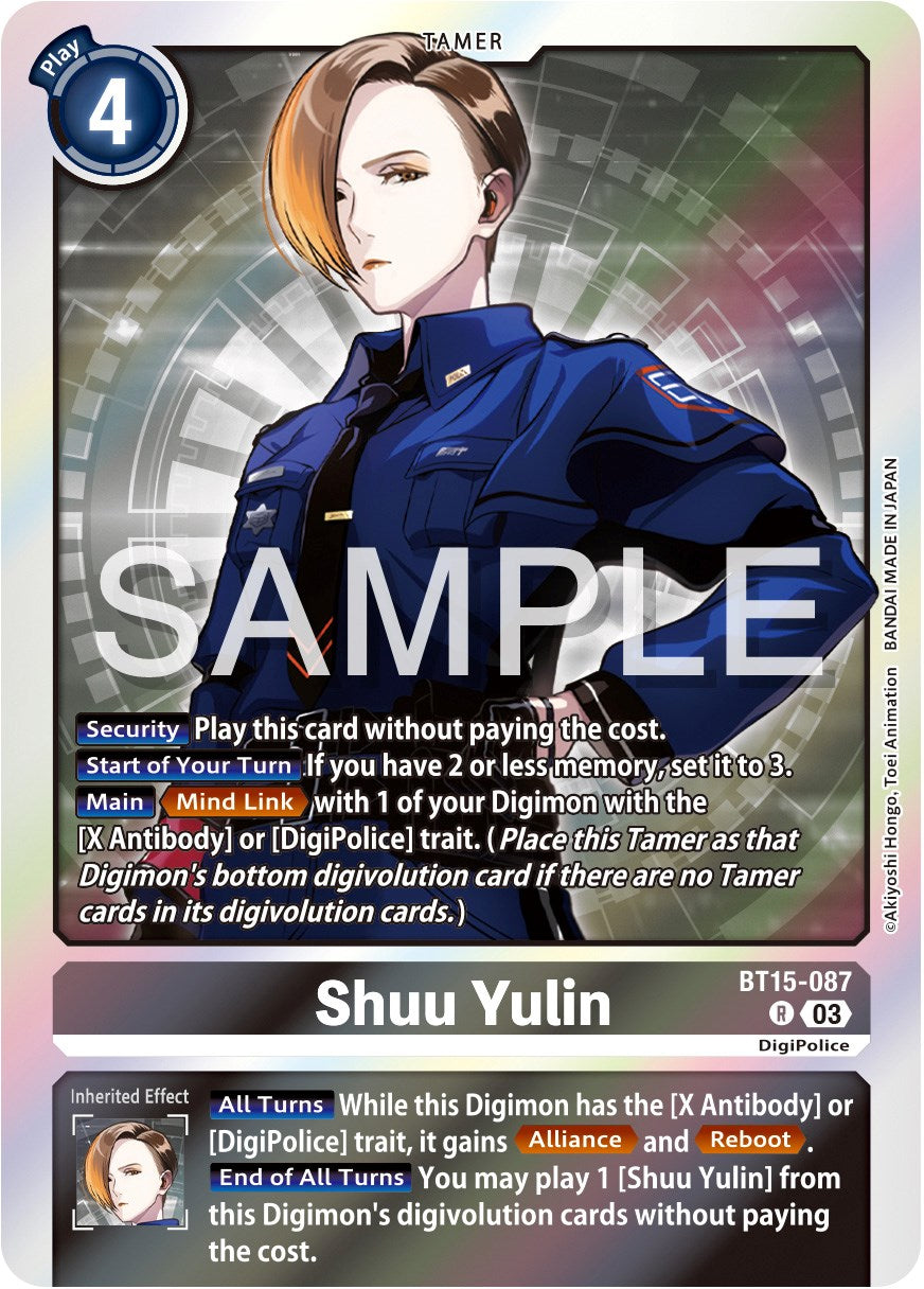 Shuu Yulin [BT15-087] [Exceed Apocalypse] | Mindsight Gaming