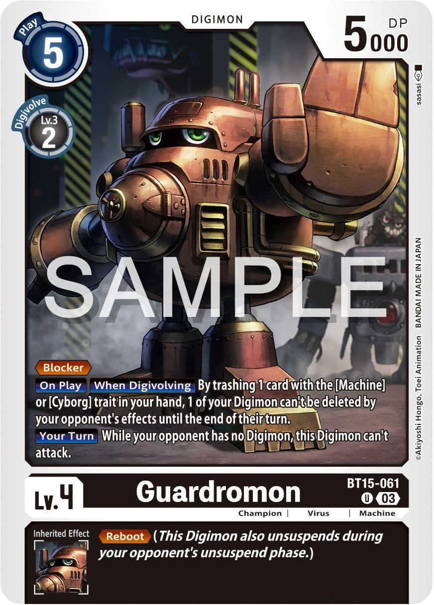 Guardromon [BT15-061] [Exceed Apocalypse] | Mindsight Gaming