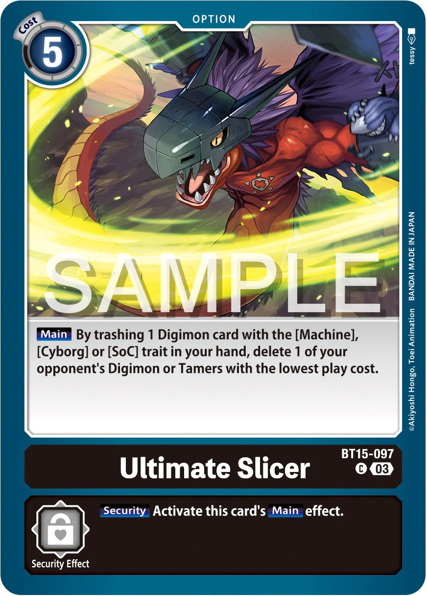 Ultimate Slicer [BT15-097] [Exceed Apocalypse] | Mindsight Gaming