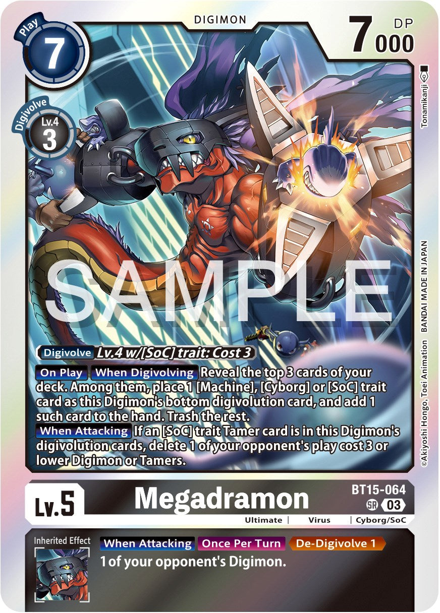 Megadramon [BT15-064] [Exceed Apocalypse] | Mindsight Gaming