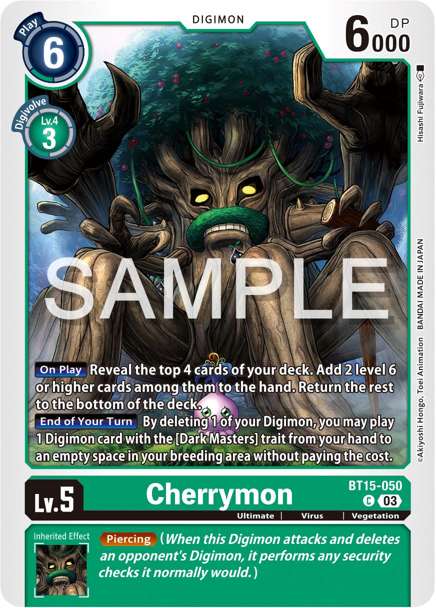 Cherrymon [BT15-050] [Exceed Apocalypse] | Mindsight Gaming