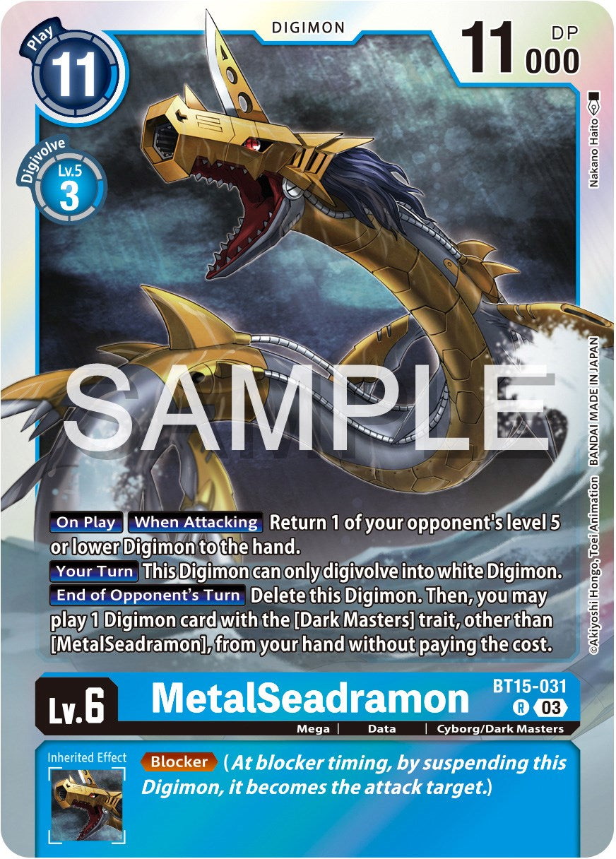 MetalSeadramon [BT15-031] [Exceed Apocalypse] | Mindsight Gaming