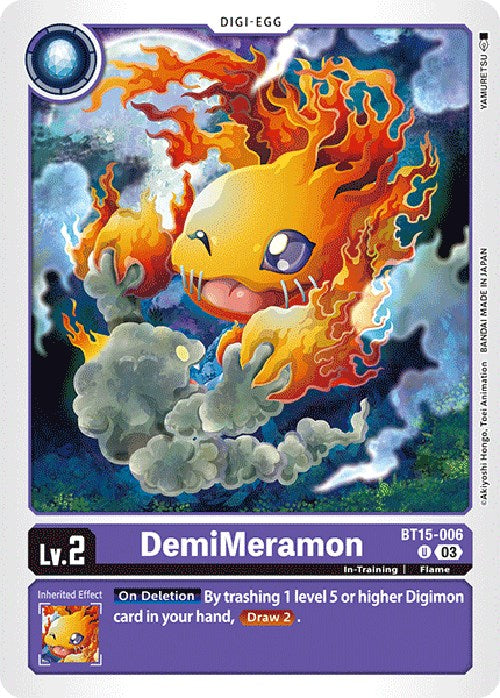 DemiMeramon [BT15-006] [Exceed Apocalypse] | Mindsight Gaming