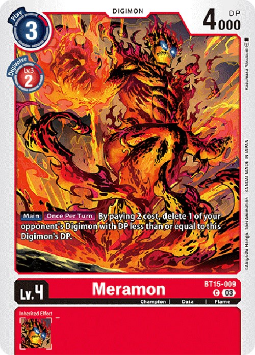 Meramon [BT15-009] [Exceed Apocalypse] | Mindsight Gaming