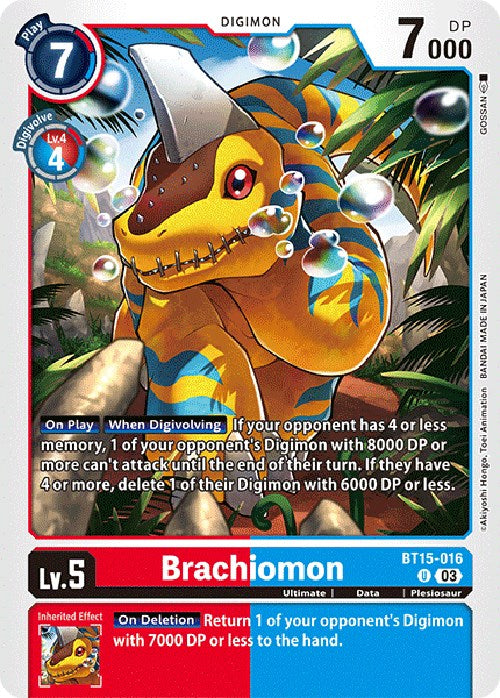 Brachiomon [BT15-016] [Exceed Apocalypse] | Mindsight Gaming