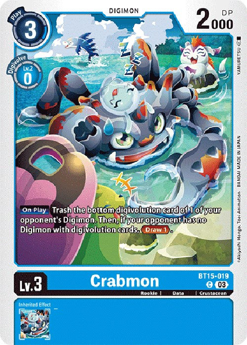 Crabmon [BT15-019] [Exceed Apocalypse] | Mindsight Gaming