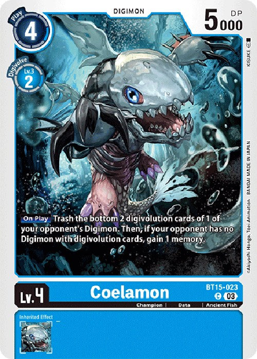 Coelamon [BT15-023] [Exceed Apocalypse] | Mindsight Gaming