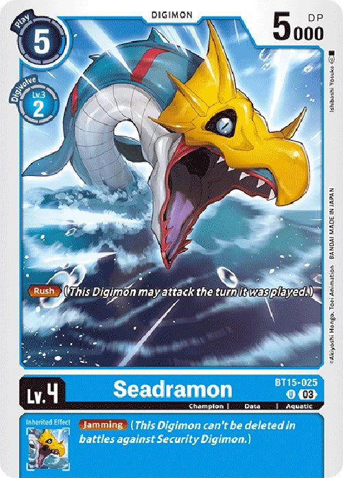 Seadramon [BT15-025] [Exceed Apocalypse] | Mindsight Gaming