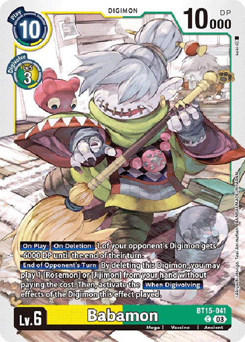 Babamon [BT15-041] [Exceed Apocalypse] | Mindsight Gaming