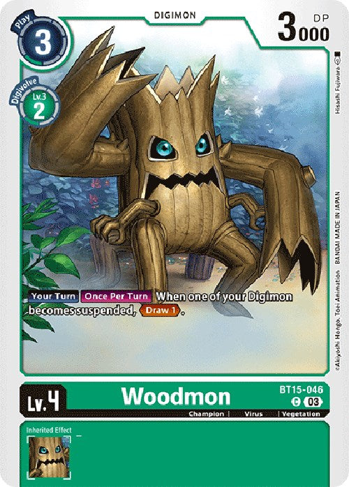 Woodmon [BT15-046] [Exceed Apocalypse] | Mindsight Gaming