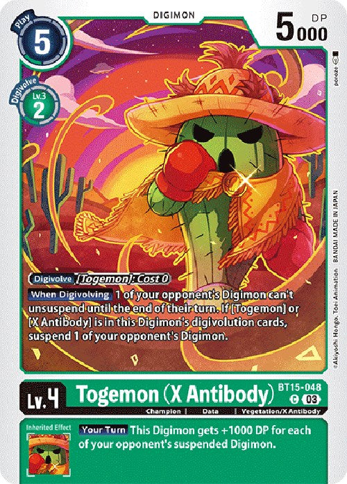 Togemon [BT15-048] (X Antibody) [Exceed Apocalypse] | Mindsight Gaming