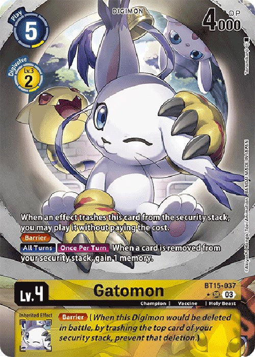 Gatomon [BT15-037] (Alternate Art) [Exceed Apocalypse] | Mindsight Gaming