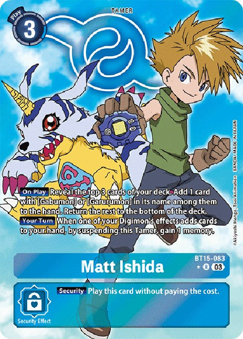 Matt Ishida [BT15-083] (Alternate Art) [Exceed Apocalypse] | Mindsight Gaming