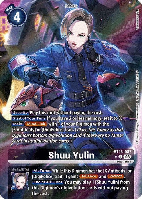 Shuu Yulin [BT15-087] (Alternate Art) [Exceed Apocalypse] | Mindsight Gaming