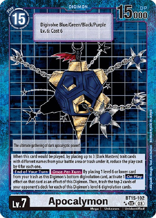 Apocalymon [BT15-102] (Special Edition Alternate Art) [Exceed Apocalypse] | Mindsight Gaming