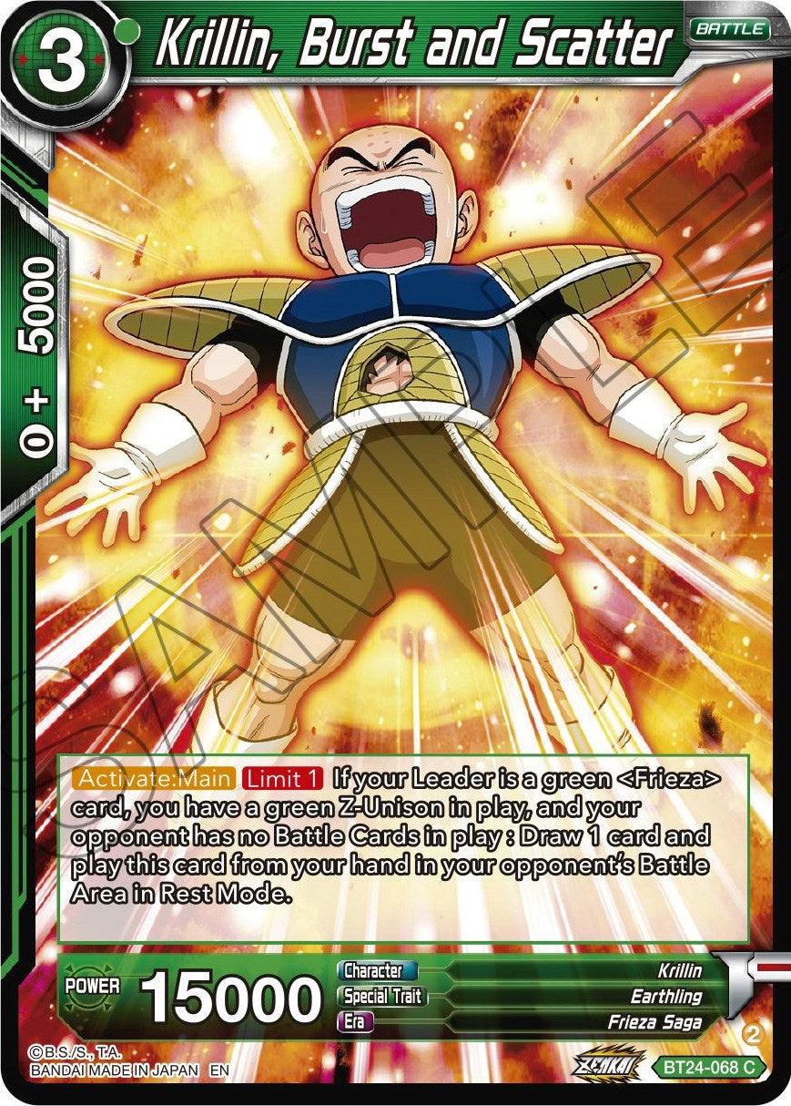 Krillin, Burst and Scatter (BT24-068) [Beyond Generations] | Mindsight Gaming