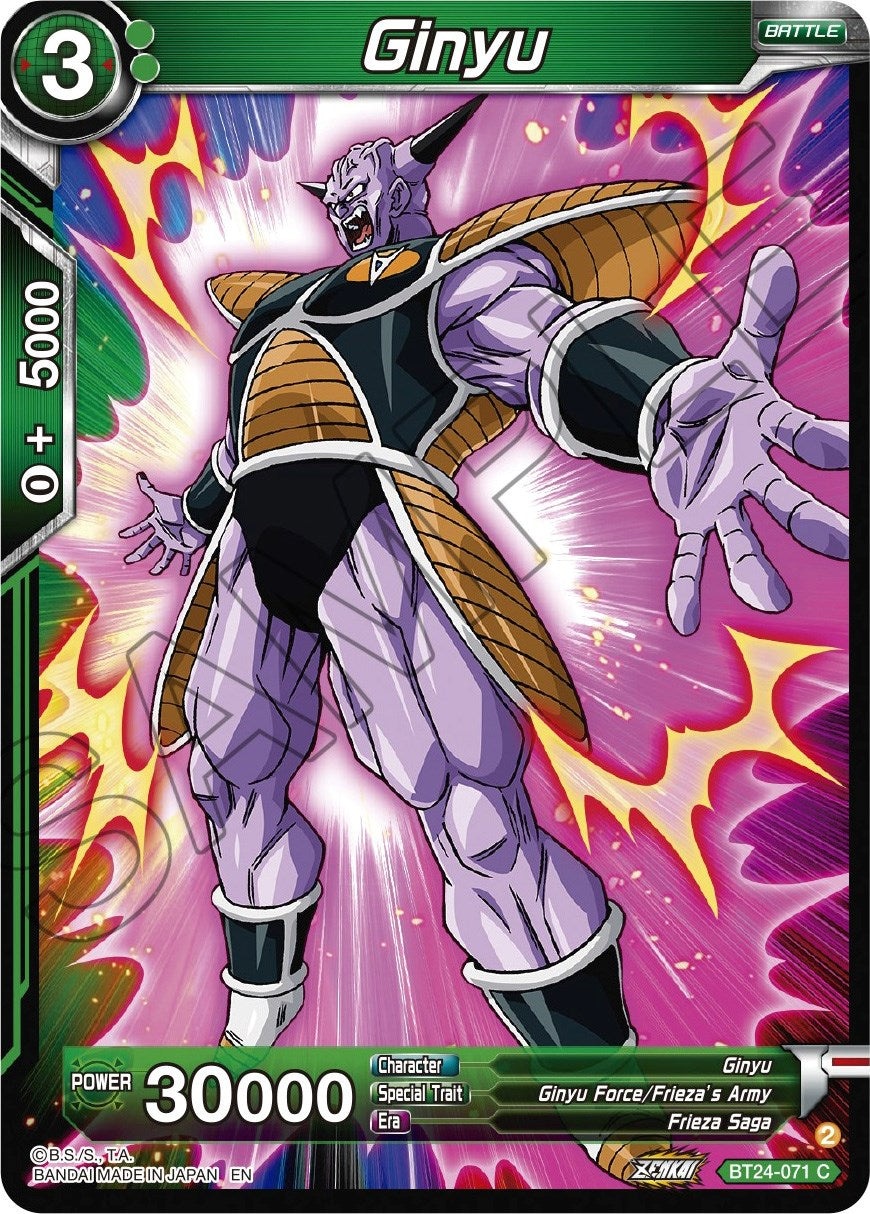 Ginyu (BT24-071) [Beyond Generations] | Mindsight Gaming