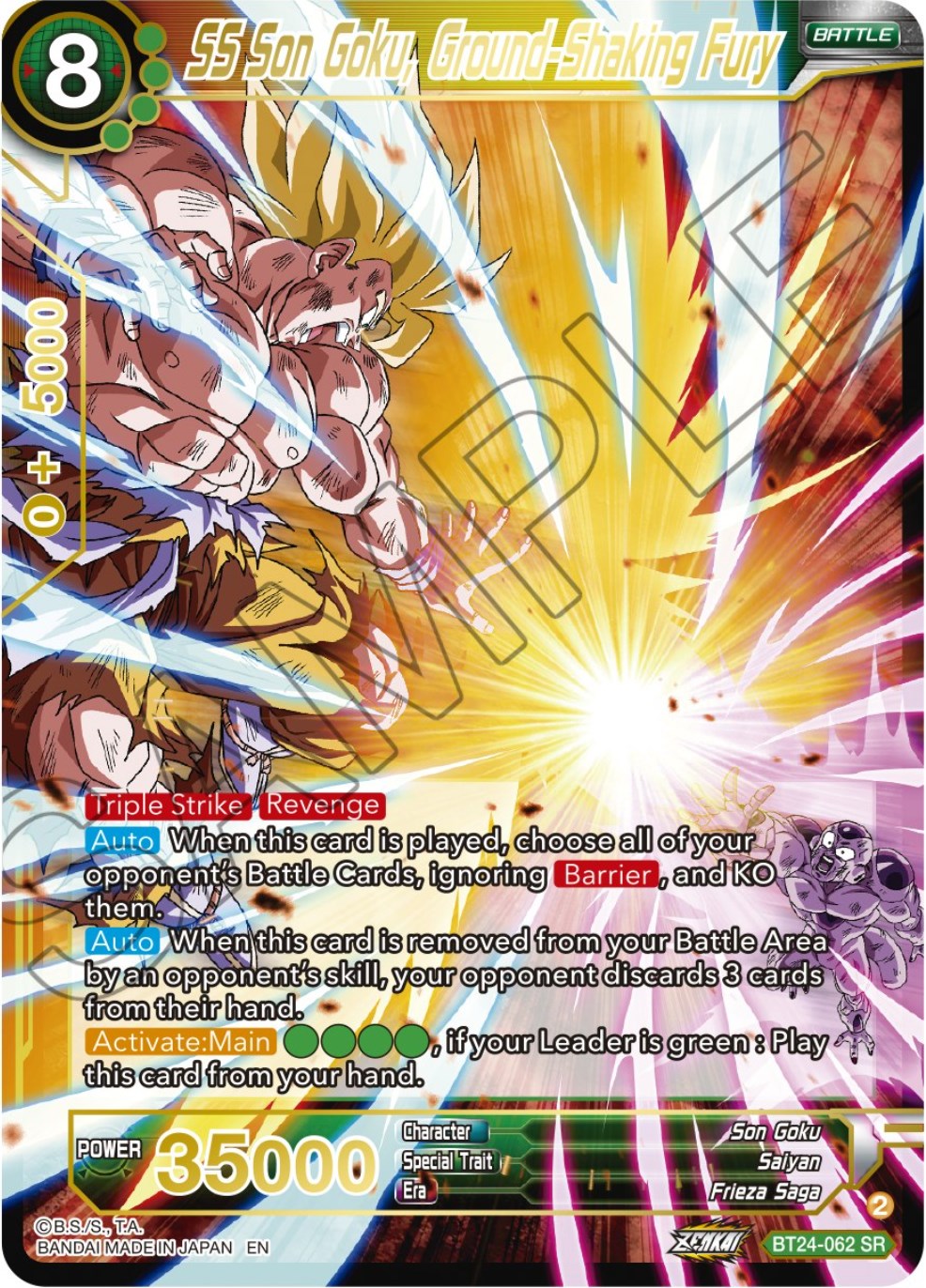 SS Son Goku, Ground-Shaking Fury (BT24-062) [Beyond Generations] | Mindsight Gaming