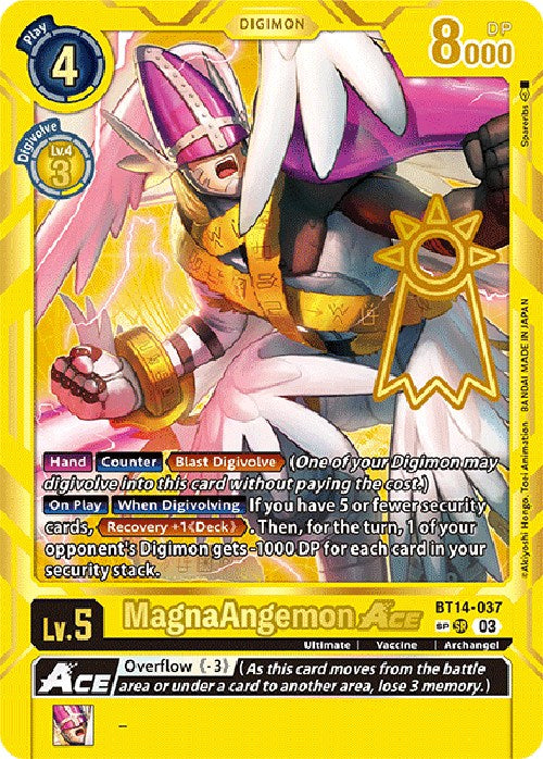 MagnaAngemon Ace [BT14-037] [Exceed Apocalypse] | Mindsight Gaming