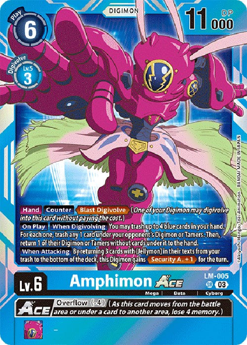 Amphimon Ace [LM-005] (English Exclusive) [Exceed Apocalypse] | Mindsight Gaming