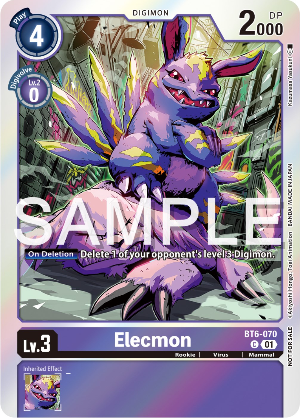 Elecmon [BT6-070] (Official Tournament Pack Vol.12) [Double Diamond Promos] | Mindsight Gaming