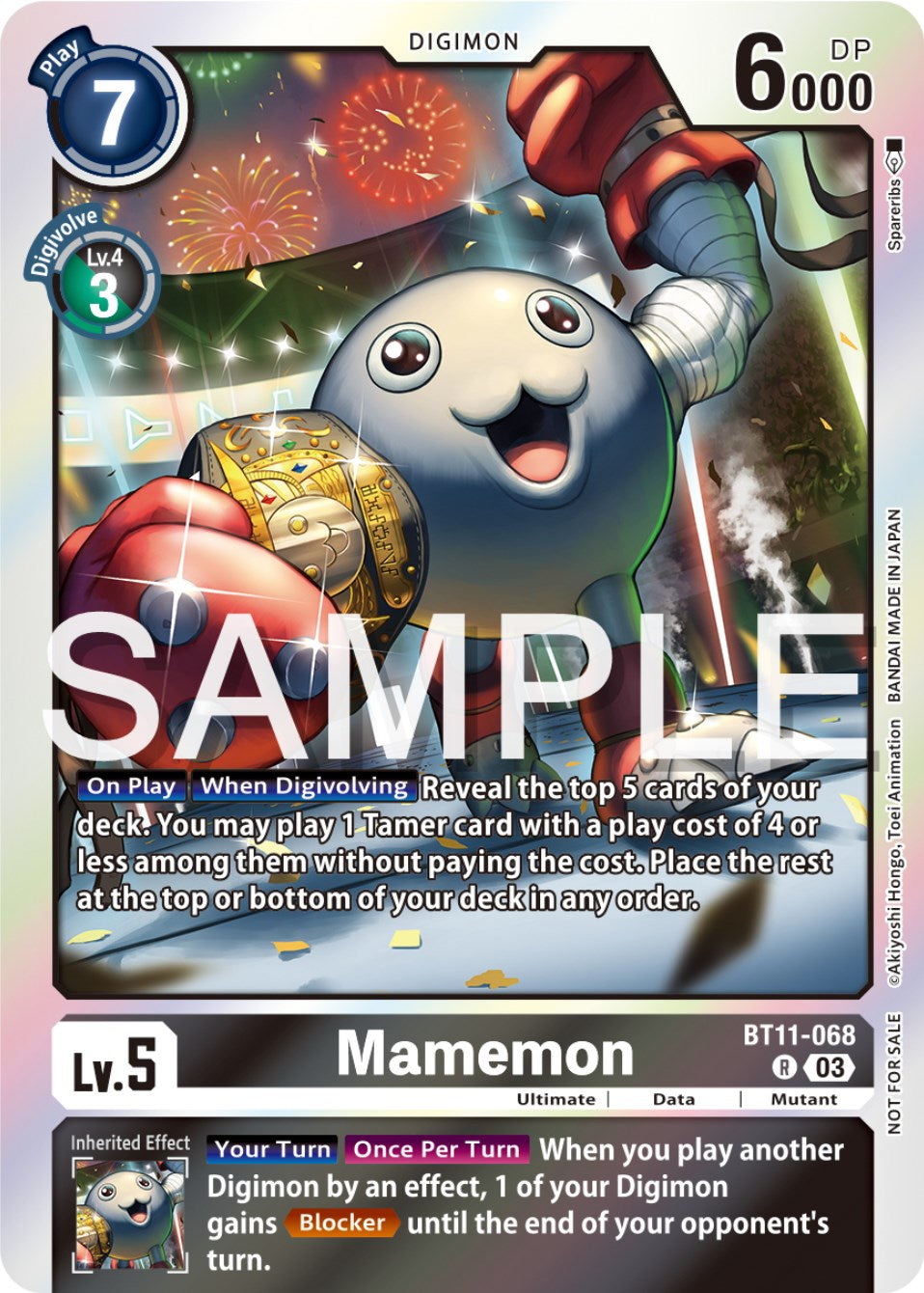 Mamemon [BT11-068] (Official Tournament Pack Vol.12) [Dimensional Phase Promos] | Mindsight Gaming