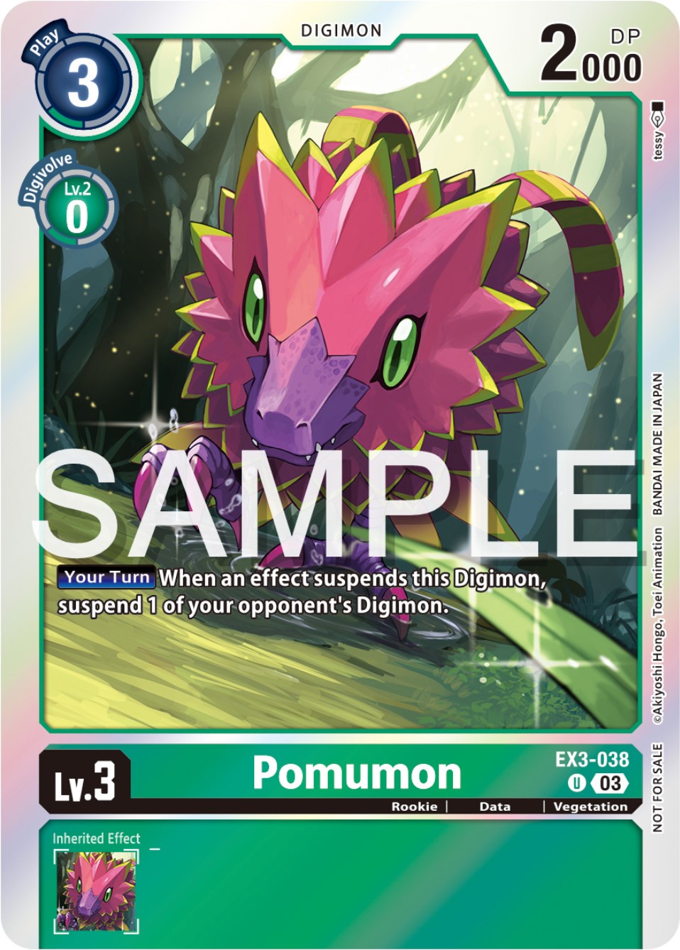 Pomumon [EX3-038] (Official Tournament Pack Vol.12) [Draconic Roar Promos] | Mindsight Gaming