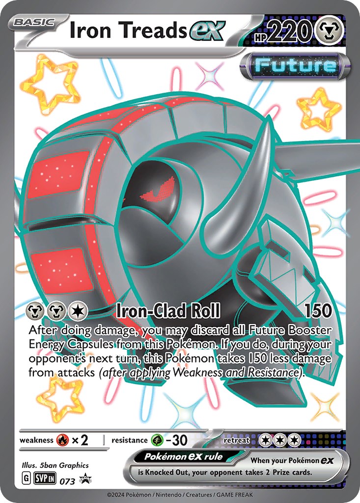 Iron Treads ex (073) [Scarlet & Violet: Black Star Promos] | Mindsight Gaming