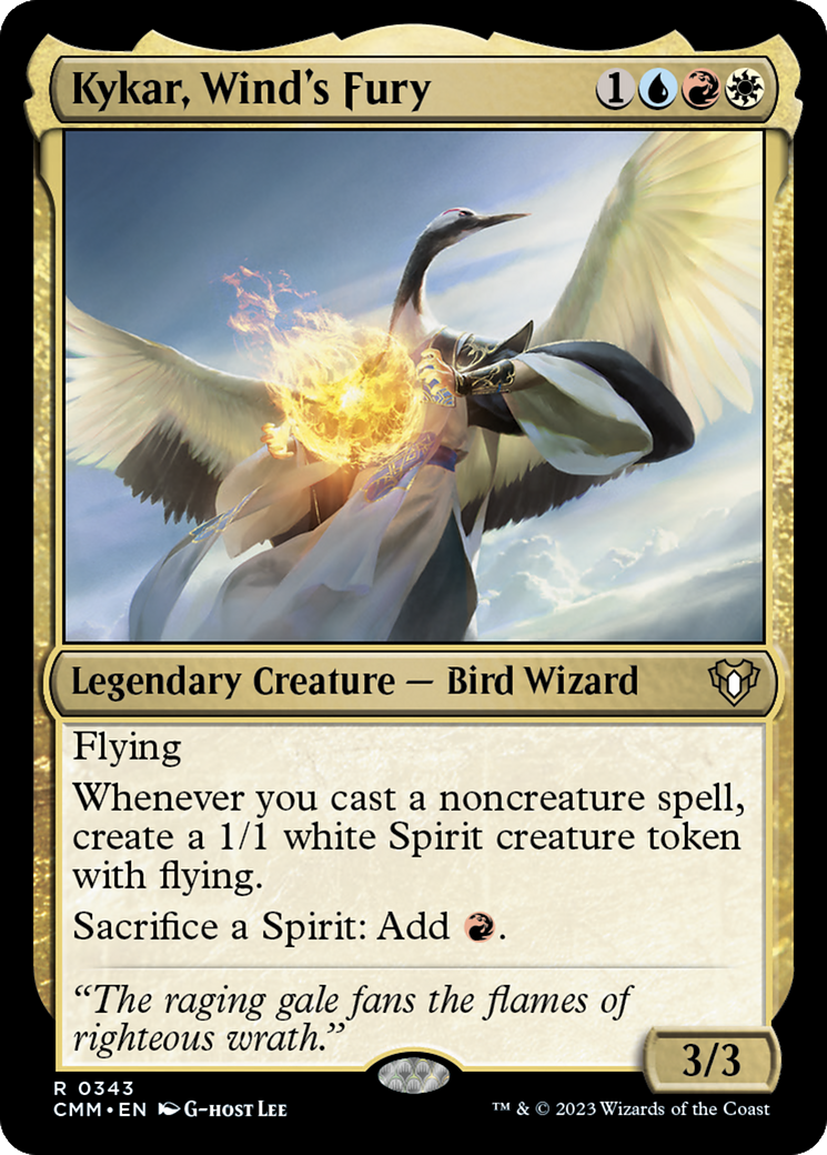 Kykar, Wind's Fury [Commander Masters] | Mindsight Gaming