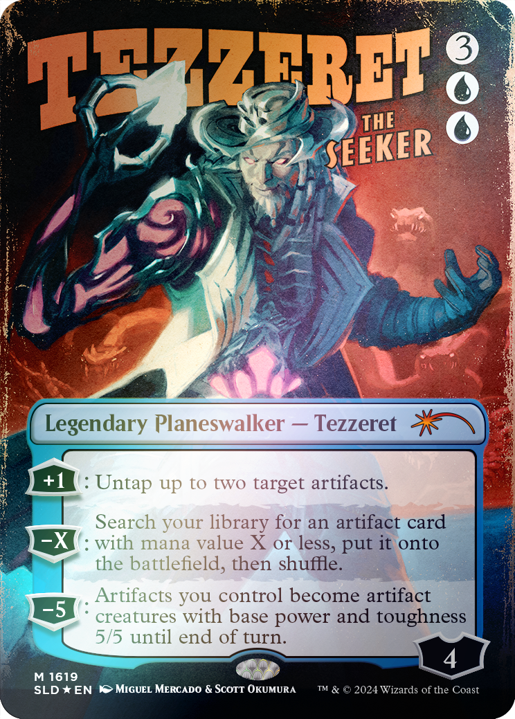 Tezzeret the Seeker (1619) (Rainbow Foil) [Secret Lair Drop Series] | Mindsight Gaming