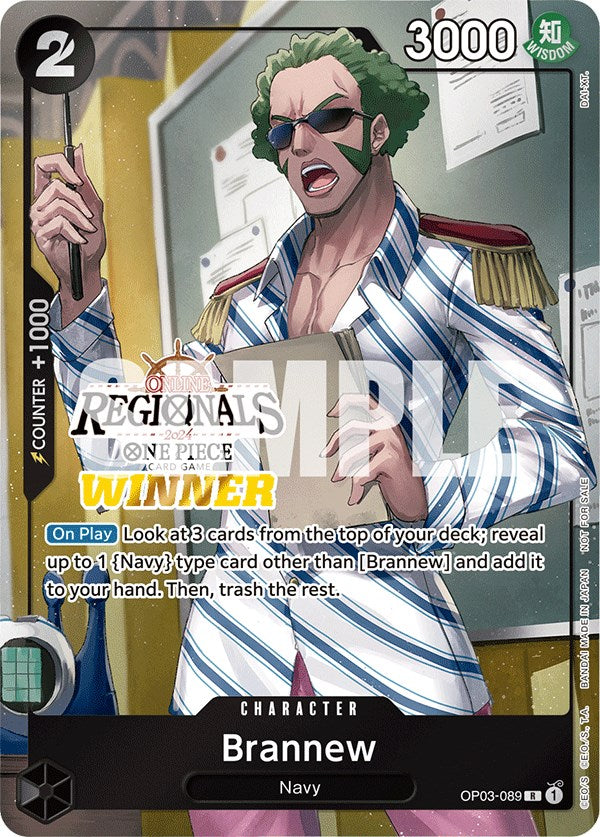 Brannew (Online Regional 2024) [Winner] [One Piece Promotion Cards] | Mindsight Gaming