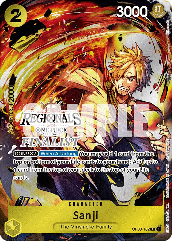 Sanji (Online Regional 2024) [Finalist] [One Piece Promotion Cards] | Mindsight Gaming