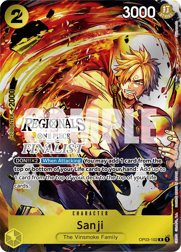 Sanji (Offline Regional 2024) [Finalist] [One Piece Promotion Cards] | Mindsight Gaming