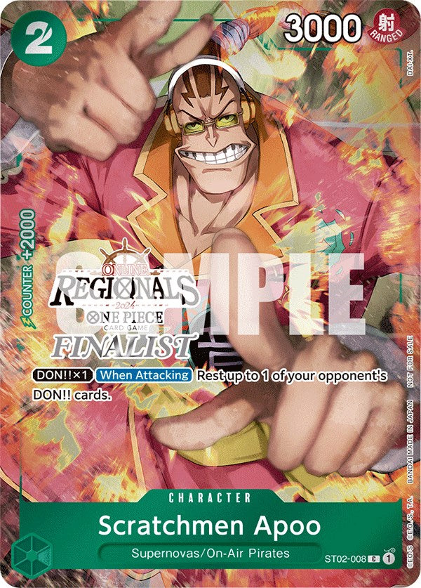 Scratchmen Apoo (Online Regional 2024) [Finalist] [One Piece Promotion Cards] | Mindsight Gaming