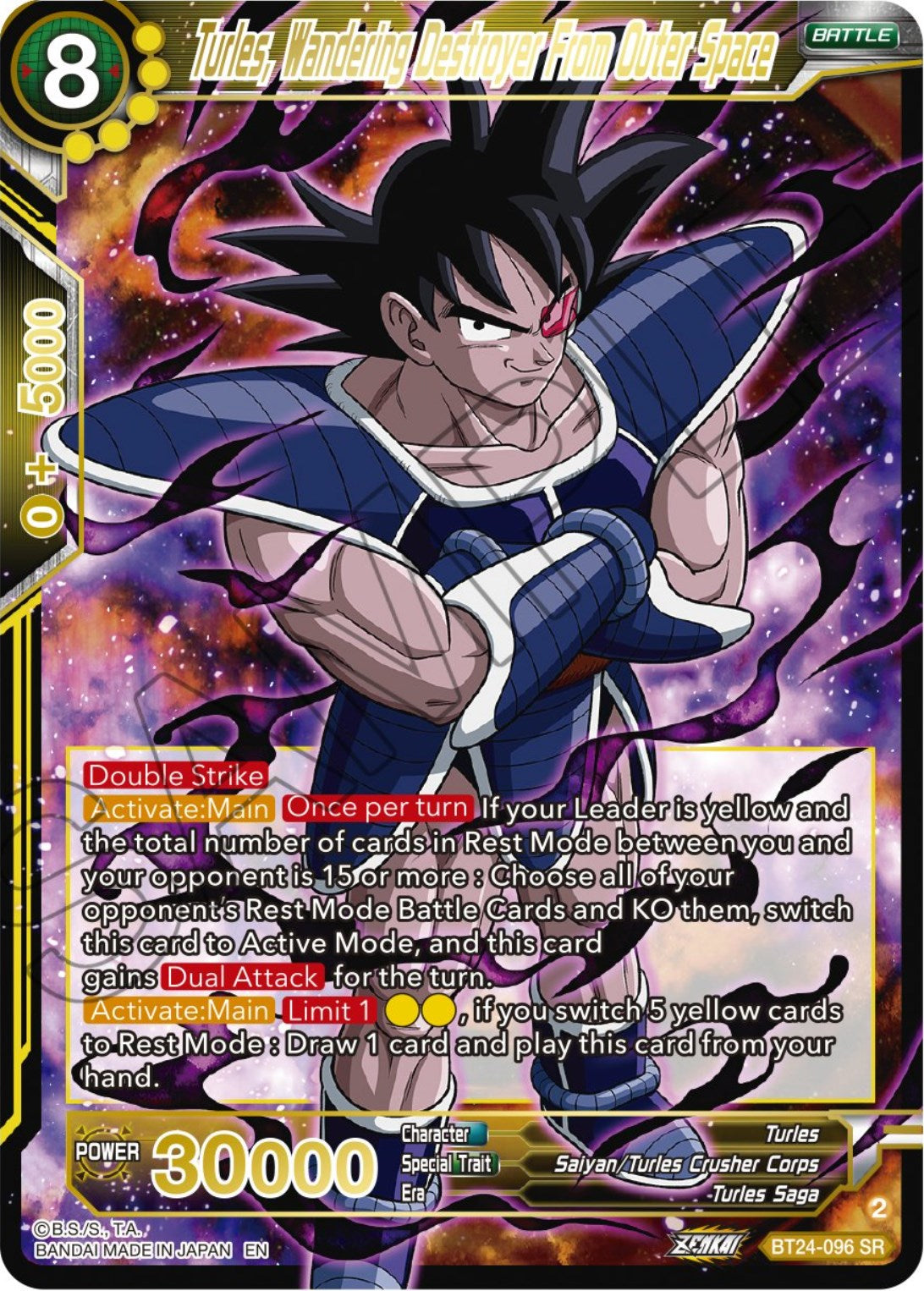 Turles, Wandering Destroyer From Outer Space (BT24-096) [Beyond Generations] | Mindsight Gaming