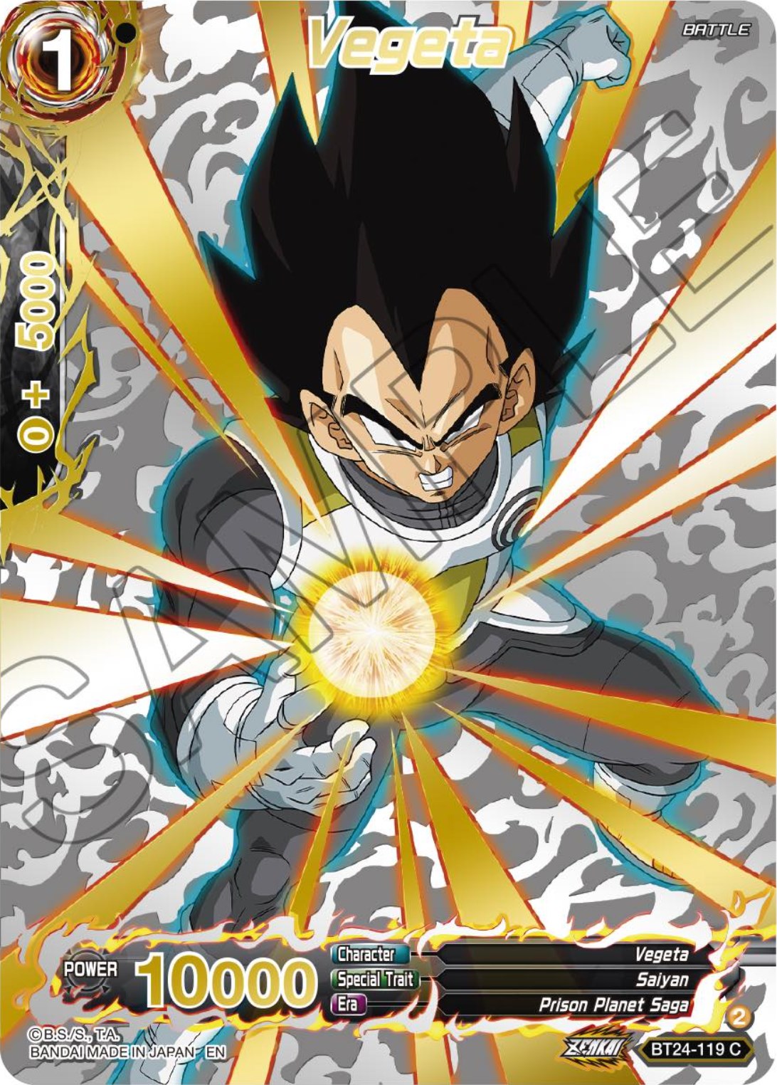 Vegeta (Collector Booster) (BT24-119) [Beyond Generations] | Mindsight Gaming