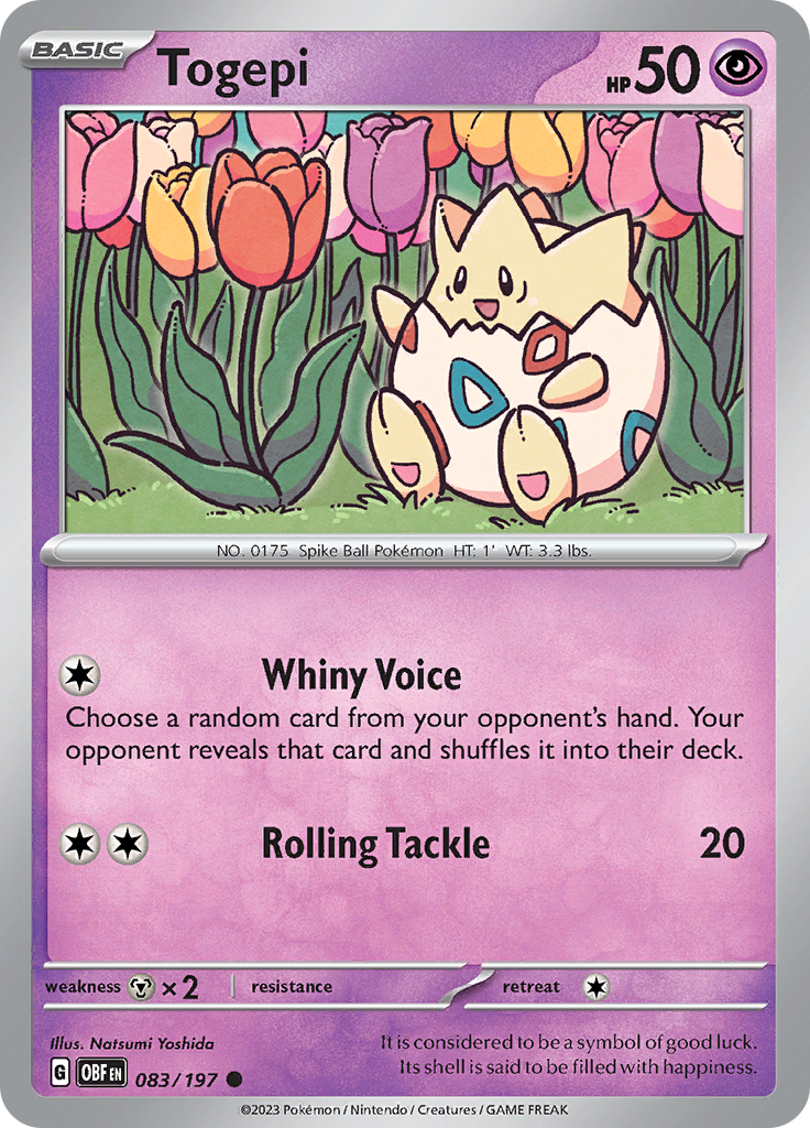 Togepi (083/197) [Scarlet & Violet: Obsidian Flames] | Mindsight Gaming