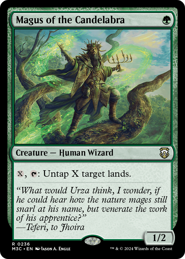 Magus of the Candelabra (Ripple Foil) [Modern Horizons 3 Commander] | Mindsight Gaming