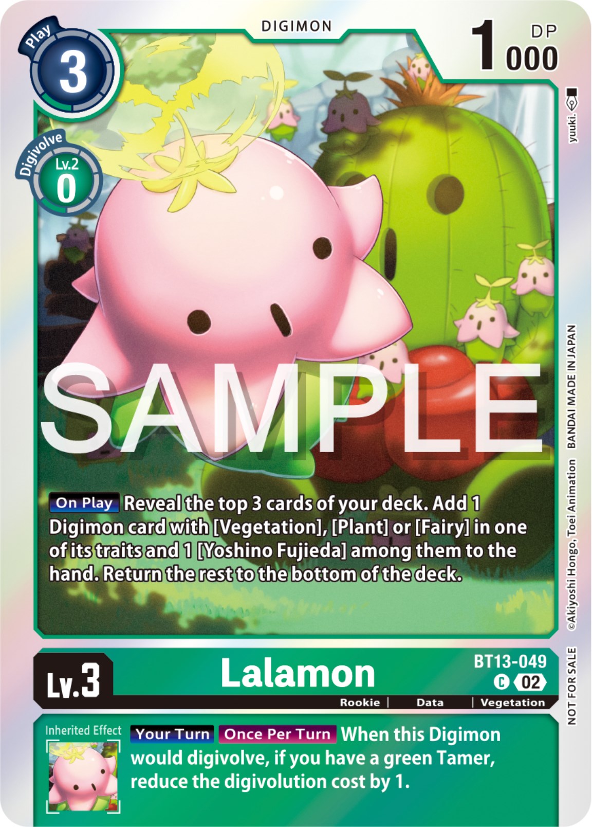 Lalamon [BT13-049] (Event Pack 6) [Versus Royal Knights Promos] | Mindsight Gaming