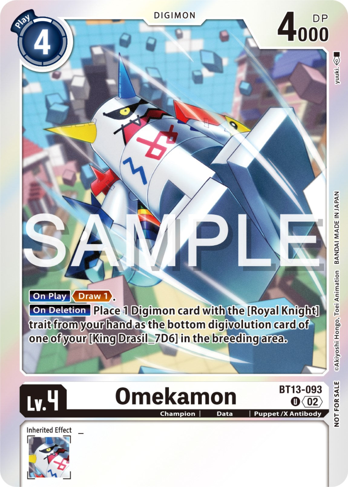 Omekamon [BT13-093] (Event Pack 6) [Versus Royal Knights Promos] | Mindsight Gaming