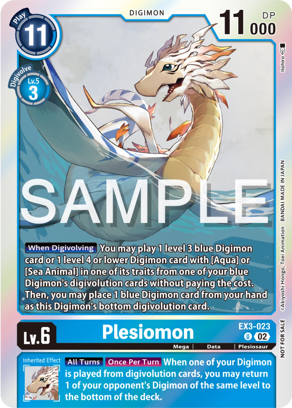 Plesiomon [EX3-023] (Event Pack 6) [Draconic Roar Promos] | Mindsight Gaming