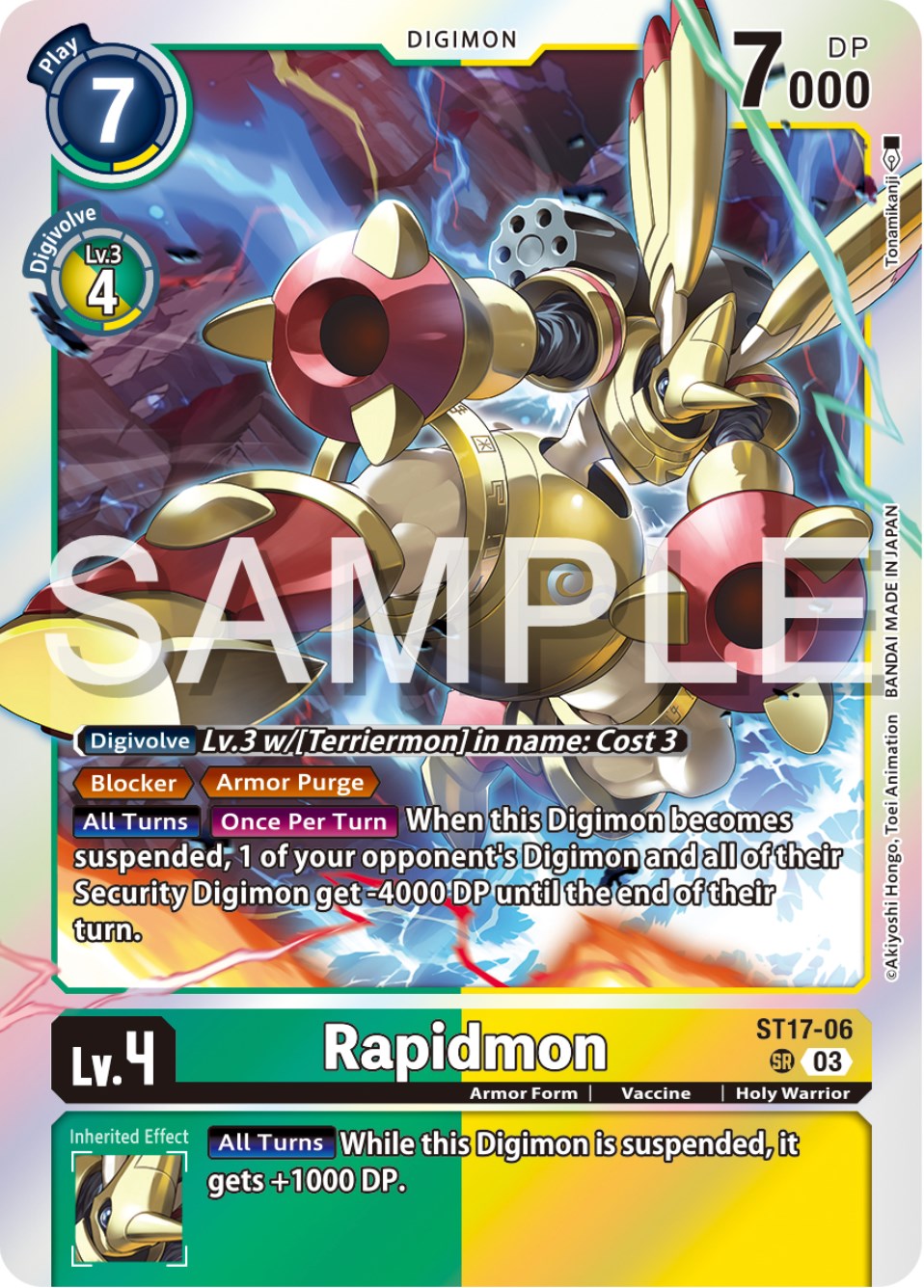 Rapidmon [ST17-06] [Starter Deck: Double Typhoon Advanced Deck Set] | Mindsight Gaming