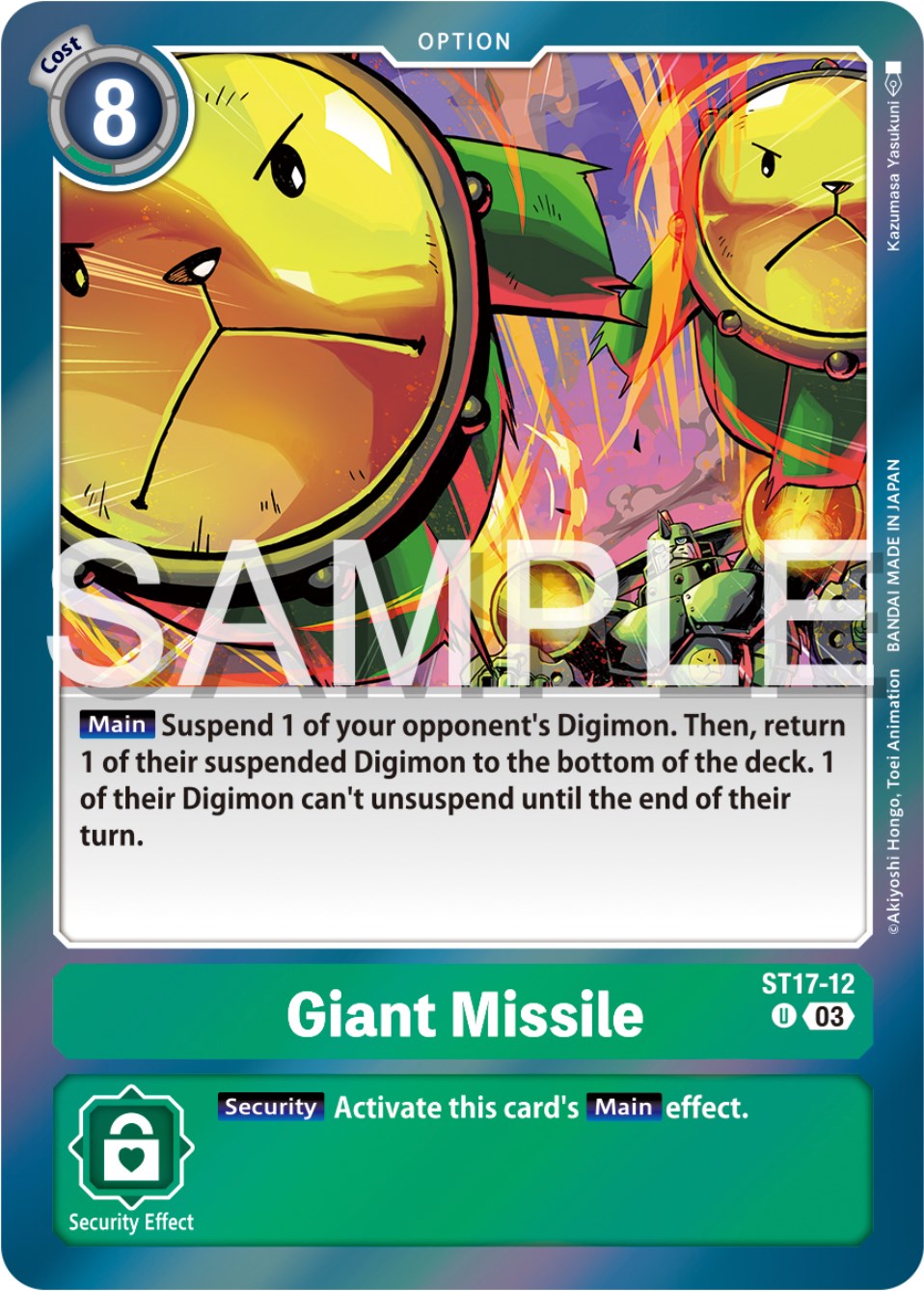 Giant Missile [ST17-12] [Starter Deck: Double Typhoon Advanced Deck Set] | Mindsight Gaming