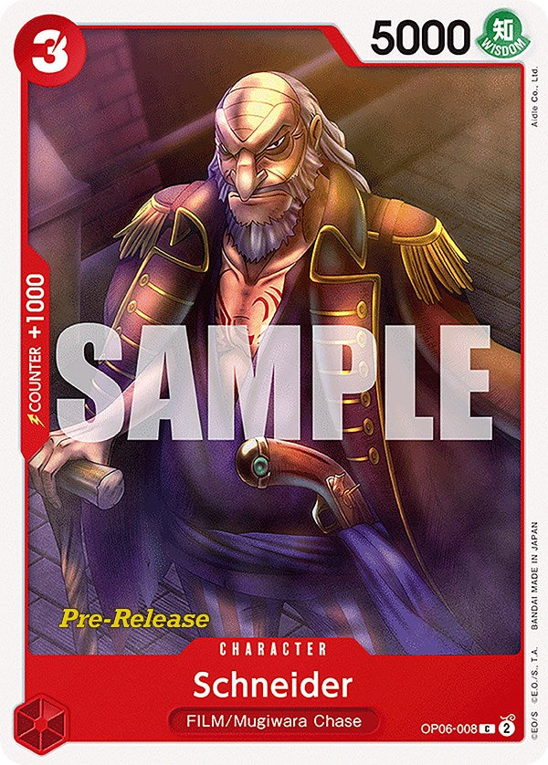 Schneider [Wings of the Captain Pre-Release Cards] | Mindsight Gaming